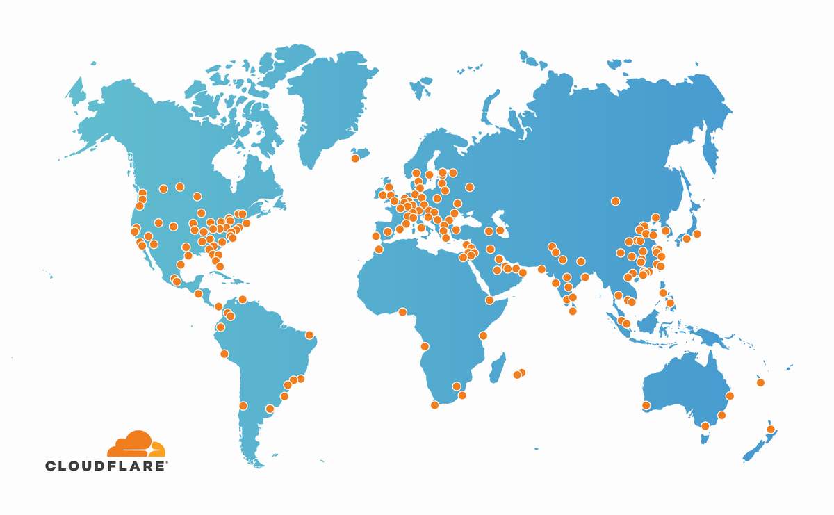 Server Locations Map